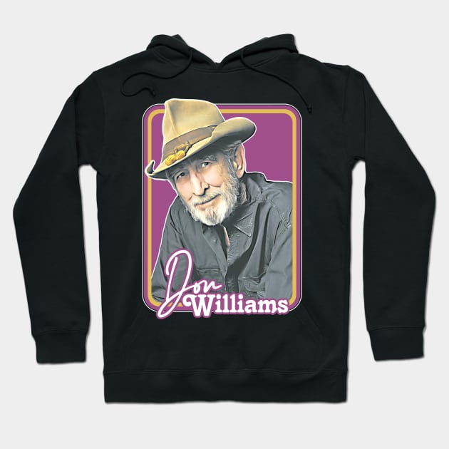 Don Williams /\/ Retro Style Fan Design Hoodie by DankFutura